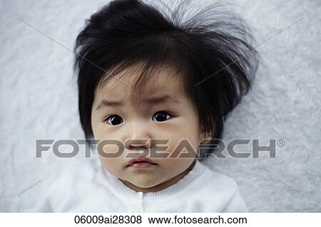 Head shot of Chinese baby View Large Photo Image Stock Photo - Head shot of Chinese baby. Fotosearch