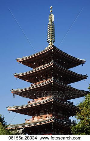 Japan, Tokyo, Asakusa, Asakusa Kannon Temple View Large Photo Image Picture - Japan, Tokyo, Asakusa, Asakusa Kannon Temple. Fotosearch