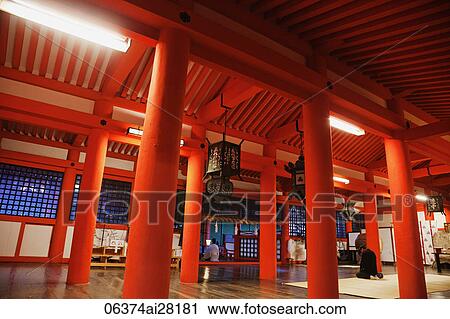 Miyajima Island, interior of Itsukushima Shrine, Japan View Large Photo Image Stock Image - Miyajima Island, interior of Itsukushima Shrine, Japan. Fotosearch