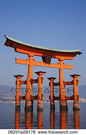 Miyajima Island, Itsukushima Shrine, Torii Gate, Japan View Large Photo Image Stock Photo - Miyajima Island, Itsukushima Shrine, Torii Gate, Japan. Fotosearch