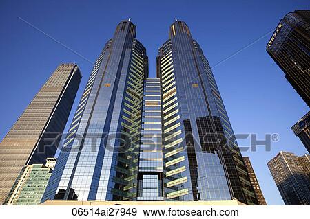 Stock Photo - Modern buildings, Beijing, China. Fotosearch
