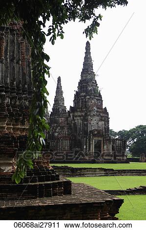 Stone Wat at Ayutthaya, Thailand View Large Photo Image Stock Image - Stone Wat at Ayutthaya, Thailand. Fotosearch