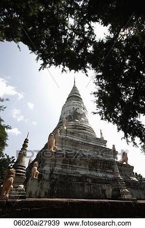 Stock Photo - Stone Wat, Cambodia. Fotosearch