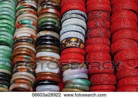 Bangals at the Jade Market. Hong Kong, China View Large Photo Image Stock Image - Bangals at the Jade Market. Hong Kong, China. Fotosearch