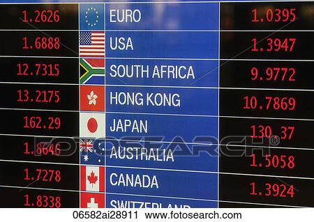 Stock Image - Currency exchange sign. Fotosearch