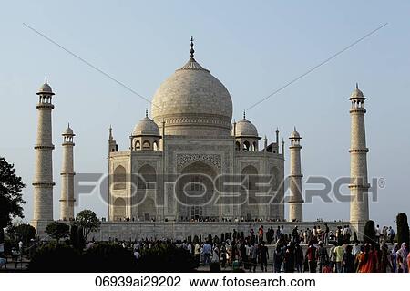 Entrance to the Taj Mahal, Agra, India View Large Photo Image Stock Image - Entrance to the Taj Mahal, Agra, India. Fotosearch