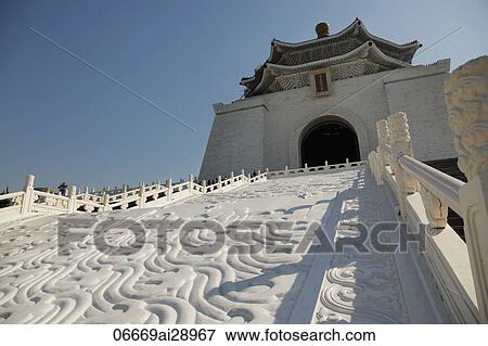 Front of the Chang Kai Shek memorial in Taipei, Taiwan View Large Photo Image Stock Photo - Front of the Chang Kai Shek memorial in Taipei, Taiwan. Fotosearch