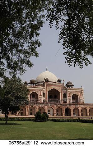 Humayun's Tomb with leaves in the foreground. New Delhi, India View Large Photo Image Stock Image - Humayun's Tomb with leaves in the foreground. New Delhi, India. Fotosearch