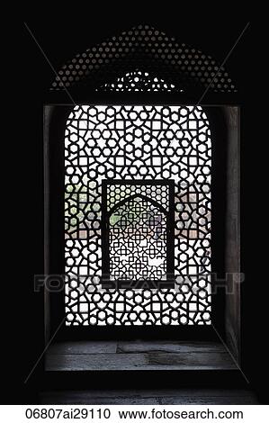 Light coming through stone lattice at Humayun's Tomb. New Delhi, India View Large Photo Image Stock Image - Light coming through stone lattice at Humayun's Tomb. New Delhi, India. Fotosearch