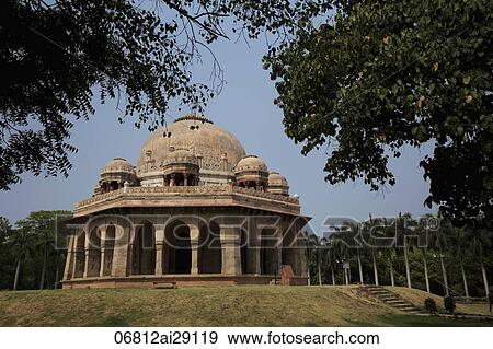 Mohammed Shah's Tomb, Lodhi Gardens. New Delhi, India View Large Photo Image Stock Photo - Mohammed Shah's Tomb, Lodhi Gardens. New Delhi, India. Fotosearch