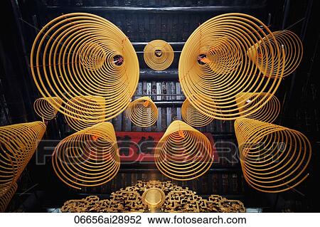 Sam Kai Vui Kun Temple, Incense Coils, Macau, China View Large Photo Image Stock Image - Sam Kai Vui Kun Temple, Incense Coils, Macau, China. Fotosearch