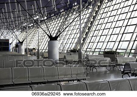 Seating area in Shanghai Pudong International Airport, China View Large Photo Image Stock Photography - Seating area in Shanghai Pudong International Airport, China. Fotosearch