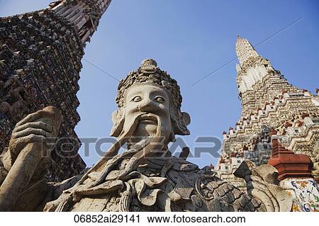 Thailand, Bangkok, Wat Arun, Temple of Dawn View Large Photo Image Stock Image - Thailand, Bangkok, Wat Arun, Temple of Dawn. Fotosearch