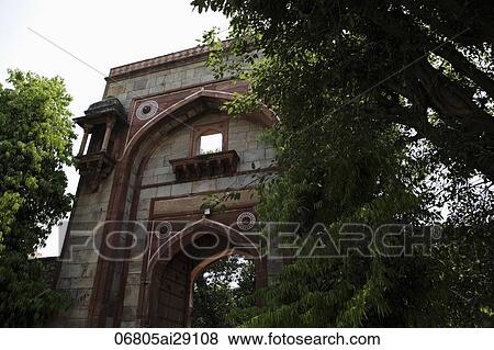 Wall of Humayun's Tomb. New Delhi, India View Large Photo Image Stock Photo - Wall of Humayun's Tomb. New Delhi, India. Fotosearch