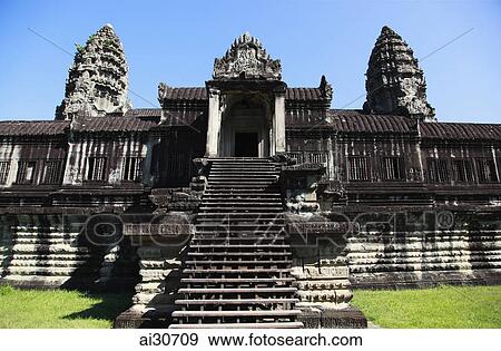 Stock Photo - Angkor Wat, Siem Reap, Cambodia. Fotosearch