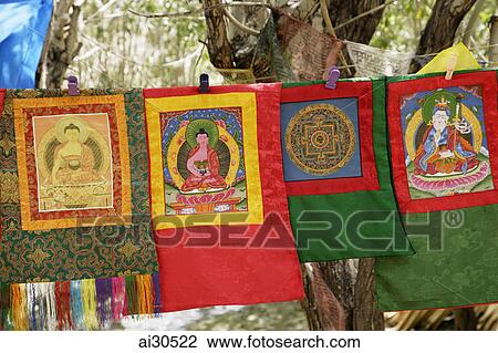 Prayer flags at Klu-Kkhyil Monastery, Ladakh, India View Large Photo Image Stock Image - Prayer flags at Klu-Kkhyil Monastery, Ladakh, India. Fotosearch