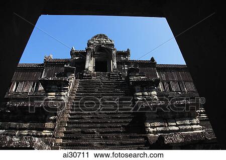 Stone ruins of Angkor Wat, Cambodia View Large Photo Image Stock Image - Stone ruins of Angkor Wat, Cambodia. Fotosearch