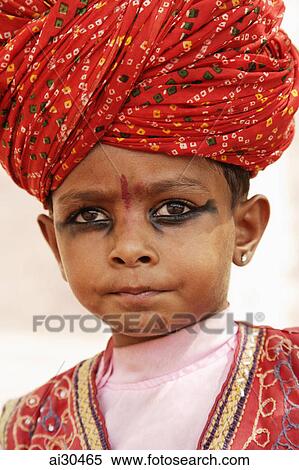 Stock Photography - Street performer at Mehrangarh Fort, Jodhpur, India. Fotosearch