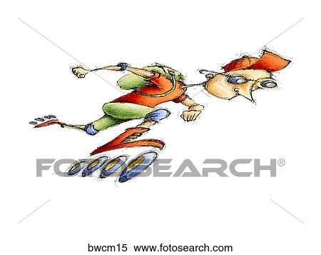 Stock Illustration - Courier. Fotosearch