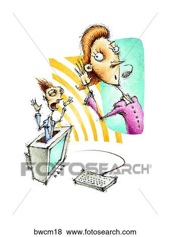 Stock Illustration - Customer Support. Fotosearch