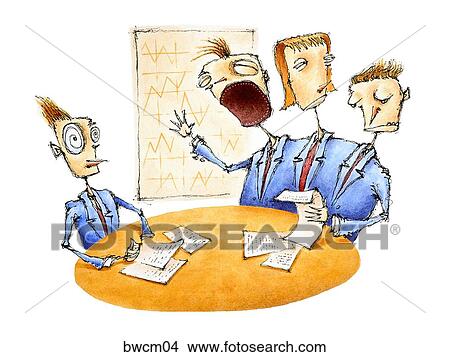 Stock Illustration - Meeting. Fotosearch