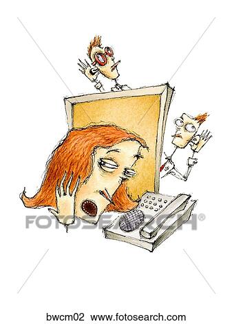 Drawing - Privacy. Fotosearch