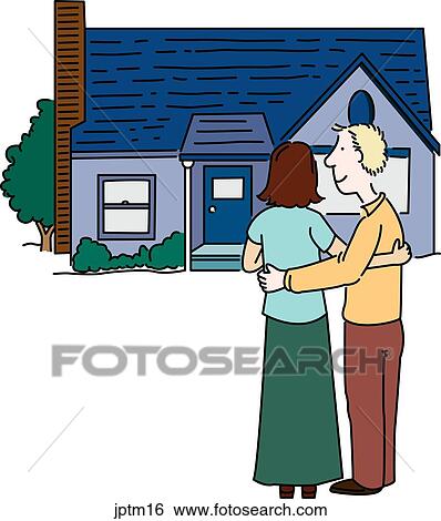 First Home View Large Illustration Stock Illustration - First Home. Fotosearch
