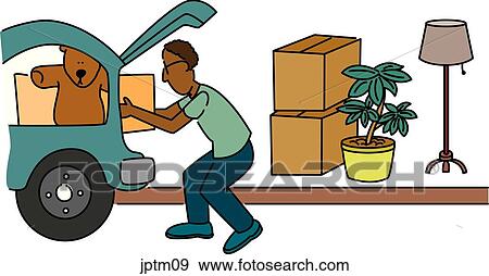 Stock Illustration - Packing Car. Fotosearch