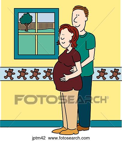 Room for Baby View Large Illustration Drawing - Room for Baby. Fotosearch