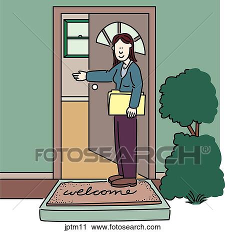 Clip Art - View House. Fotosearch