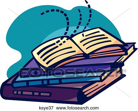 Books View Large Illustration Stock Illustration - Books. Fotosearch