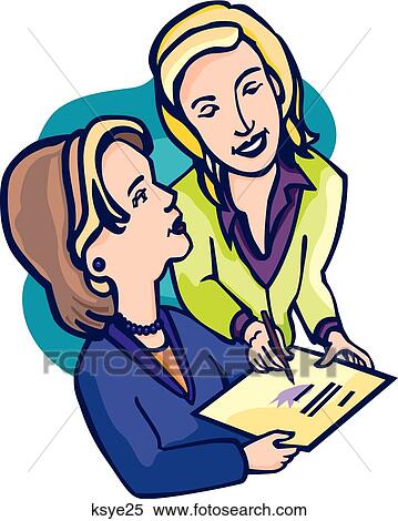 Contract View Large Illustration Stock Illustration - Contract. Fotosearch
