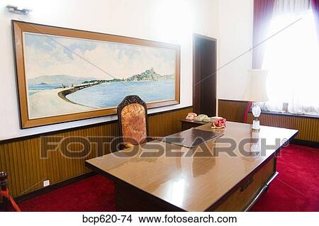 Desk in office of Vietnamese presidential palace View Large Photo Image Picture - Desk in office of Vietnamese presidential palace. Fotosearch