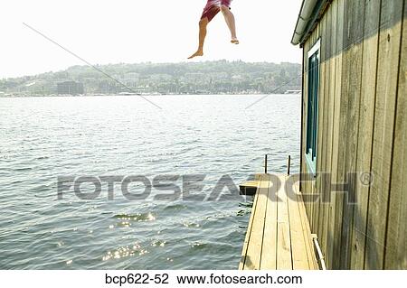 Legs of man jumping into water View Large Photo Image Stock Image - Legs of man jumping into water. Fotosearch