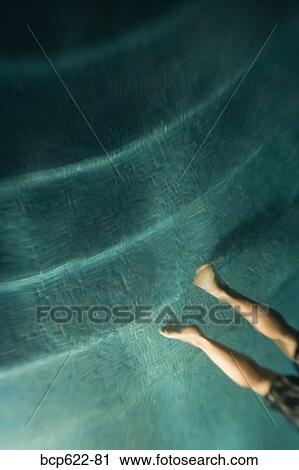 Legs of man swimming underwater View Large Photo Image Stock Image - Legs of man swimming underwater. Fotosearch
