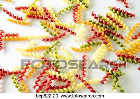 Multicolored curly noodles View Large Photo Image Stock Image - Multicolored curly noodles. Fotosearch