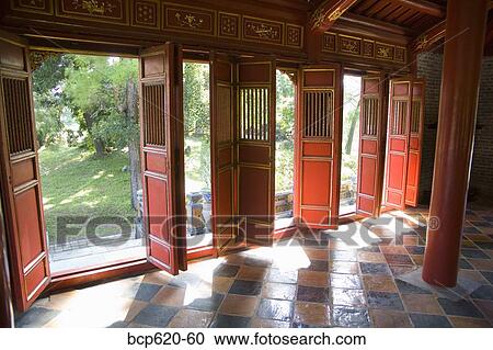 Open doors and gardens at Vietnamese royal tombs View Large Photo Image Stock Image - Open doors and gardens at Vietnamese royal tombs. Fotosearch
