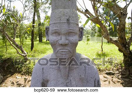 Statue of Vietnamese ruler at imperial tombs View Large Photo Image Stock Photo - Statue of Vietnamese ruler at imperial tombs. Fotosearch