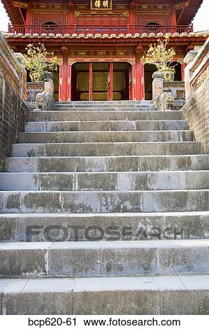 Steps outside Vietnamese imperial tombs View Large Photo Image Stock Image - Steps outside Vietnamese imperial tombs. Fotosearch