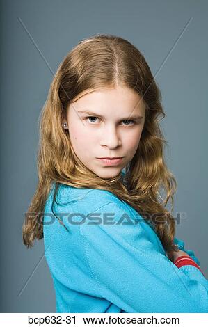 angry, girl, childhood, caucasian, adolescent View Large Photo Image Stock Image - angry, girl, childhood, caucasian, adolescent. Fotosearch