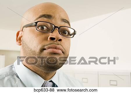 balding, eyeglasses, close up, businessman, african ethnicity View Large Photo Image Stock Photo - balding, eyeglasses, close up, businessman, african ethnicity. Fotosearch