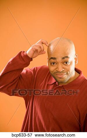 balding, fortysomething, african ethnicity View Large Photo Image Stock Photo - balding, fortysomething, african ethnicity. Fotosearch