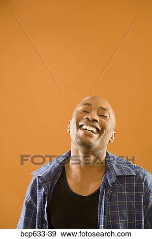 balding, laughing, head & shoulders, happy, african ethnicity View Large Photo Image Stock Photo - balding, laughing, head & shoulders, happy, african ethnicity. Fotosearch