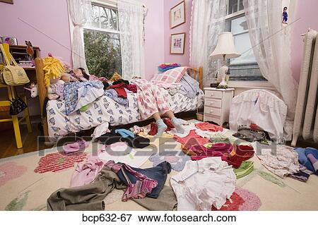 bedroom, caucasian, childhood, choice, domestic life View Large Photo Image Stock Photo - bedroom, caucasian, childhood, choice, domestic life. Fotosearch