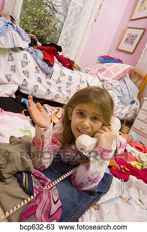 bedroom, caucasian, childhood, communication, domestic life View Large Photo Image Stock Image - bedroom, caucasian, childhood, communication, domestic life. Fotosearch