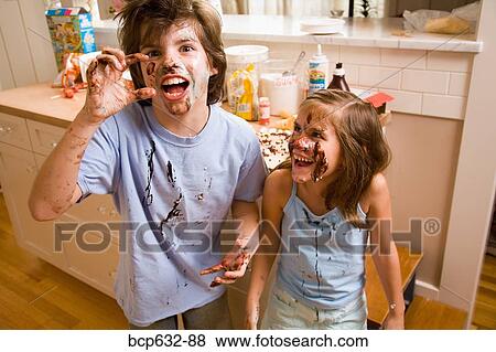 boy, brother, caucasian, childhood, chocolate View Large Photo Image Stock Photo - boy, brother, caucasian, childhood, chocolate. Fotosearch
