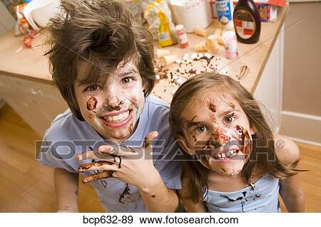 boy, brother, caucasian, childhood, chocolate View Large Photo Image Stock Photo - boy, brother, caucasian, childhood, chocolate. Fotosearch