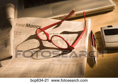cell phone, eyeglasses, finance, high angle, inside View Large Photo Image Stock Image - cell phone, eyeglasses, finance, high angle, inside. Fotosearch