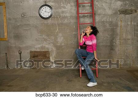 cell phone, full body, clock, african ethnicity View Large Photo Image Stock Image - cell phone, full body, clock, african ethnicity. Fotosearch
