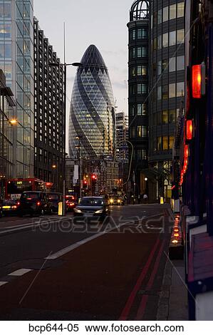Stock Photography - Liverpool Street at night, London, United Kingdom. Fotosearch